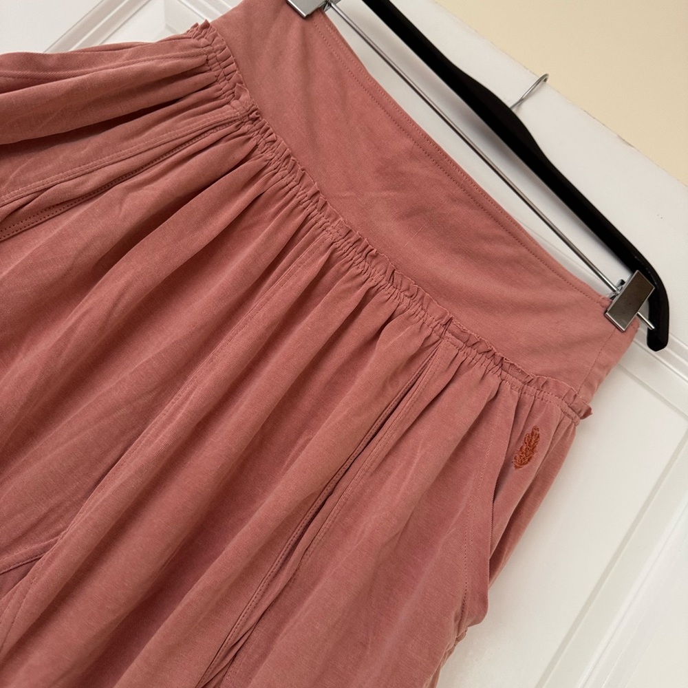 Free People Pink Maxi A-Line Pants